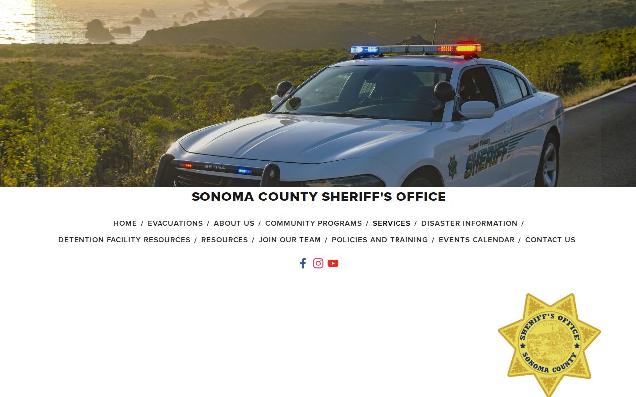 Sonoma County people search adult warrant lookup